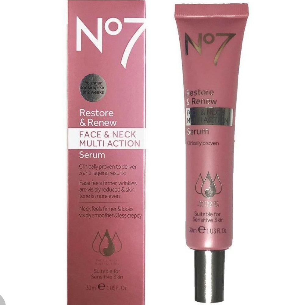 No7 Restore & Renew Face & Neck Serum